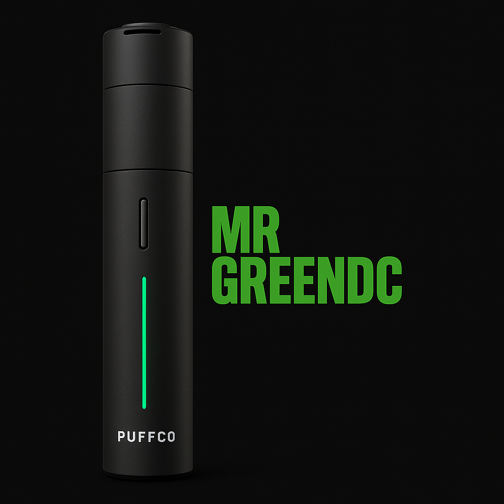 Puffco Pivot vaporizer available at MrGreenDC dispensary near the National Zoo in Washington DC – ideal for medical marijuana and cannabis concentrate users